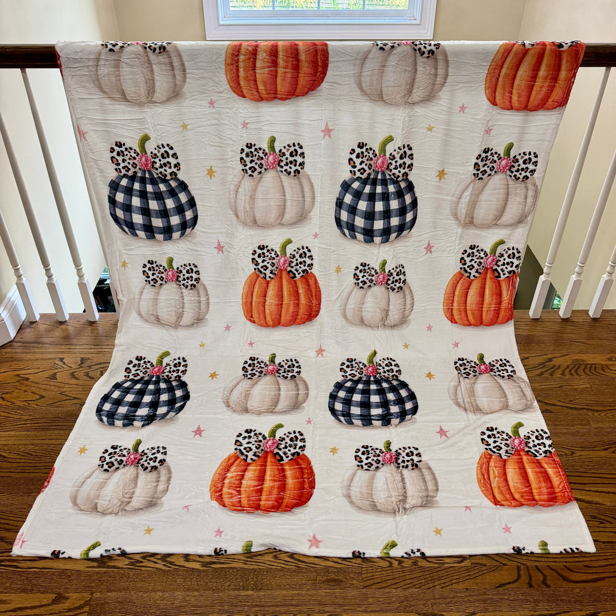 Blanket Halloween #31 - Bow Pumpkin