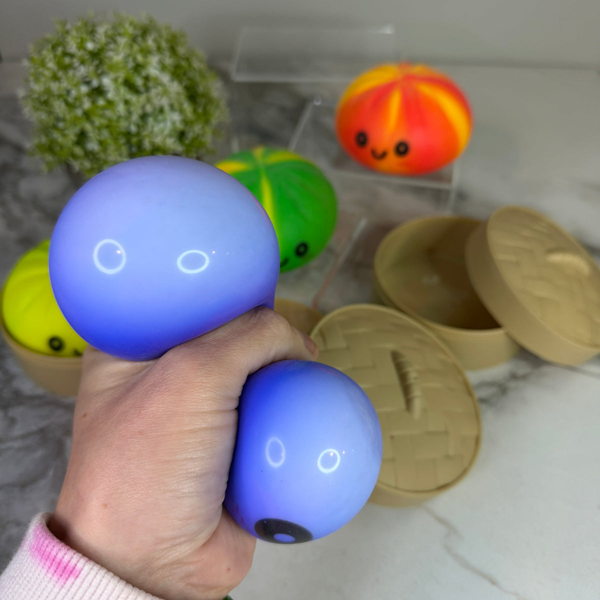 Squishy Toy - Viral Dumpling, Tie Dye 2
