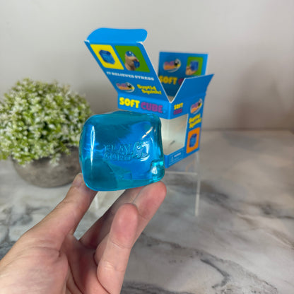 Squishy Toy - Soda Cube - Blue Raspberry Ice