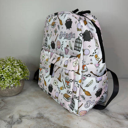 Mini Backpack - Magic Pink White