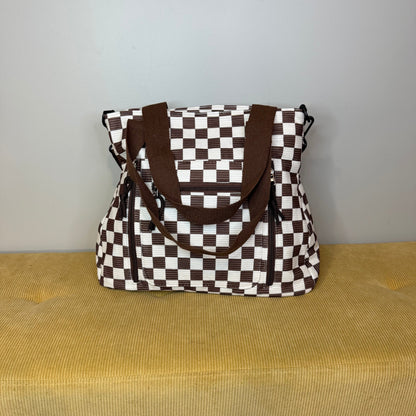 Caitlin Handbag - Corduroy Checker
