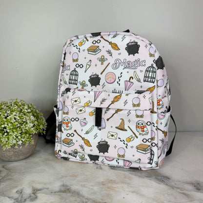 Mini Backpack - Magic Pink White
