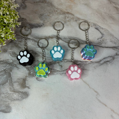 Keychain Clicker Toy - Paw Print