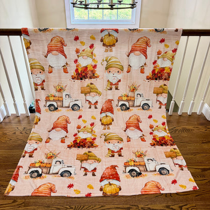 Blanket Halloween #32 - Fall Gnomes