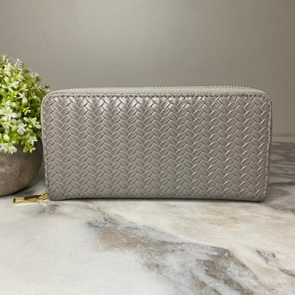 Wallet - Faux Leather - Woven