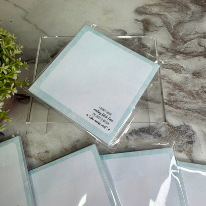 The Sticky Note Collection - Adult, Resting Bitch Face