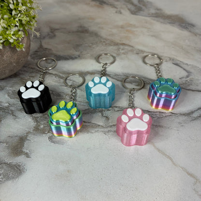 Keychain Clicker Toy - Paw Print