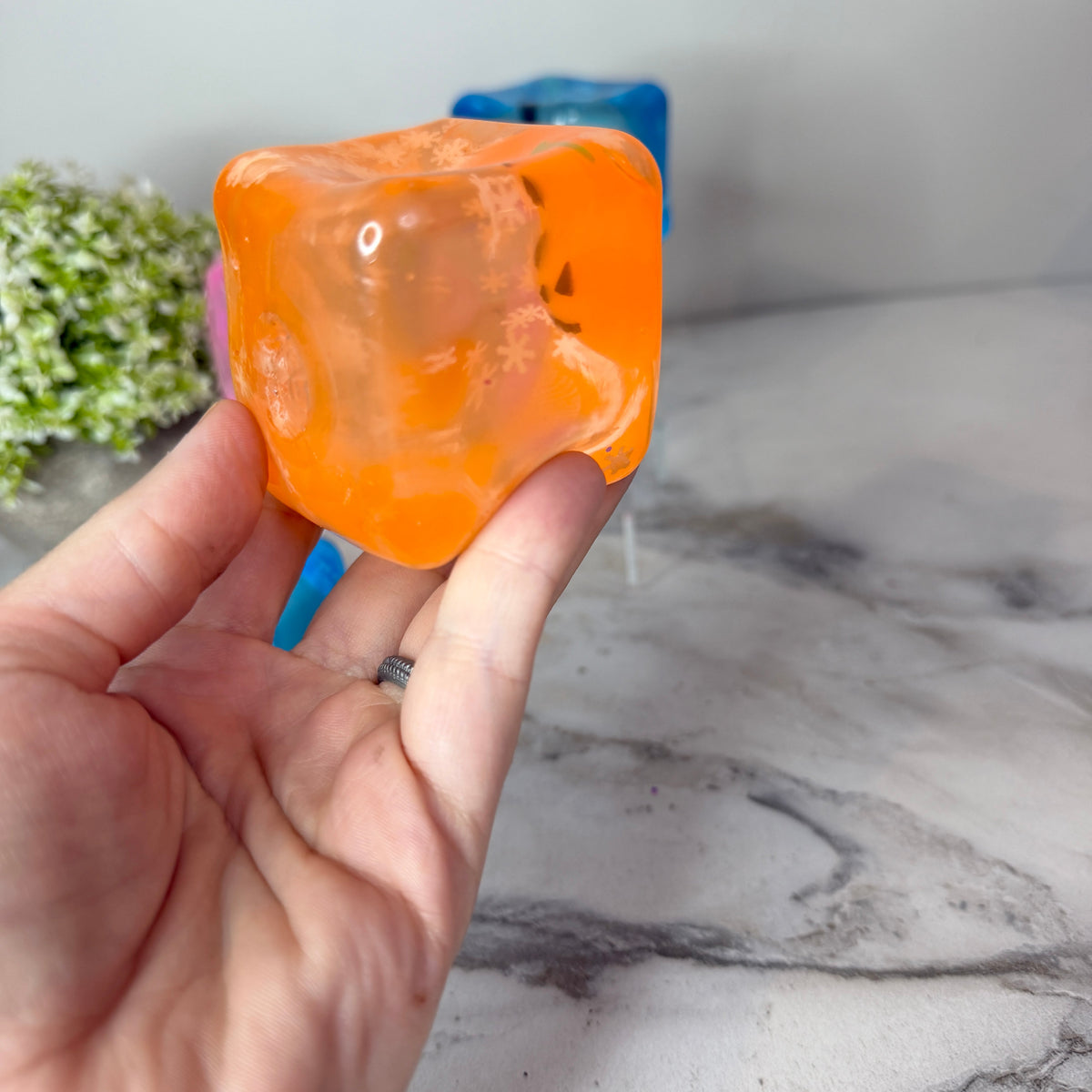 Squishy Toy - Halloween Cube