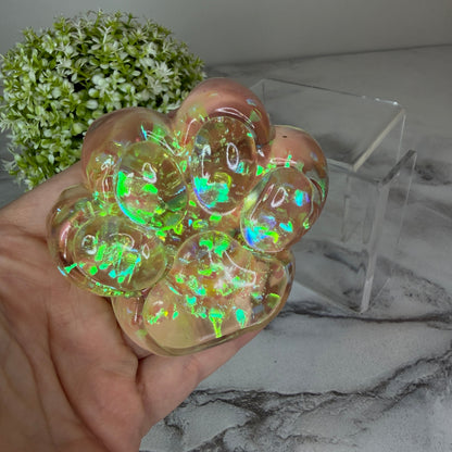Squishy Toy - Paw Print, Glitter