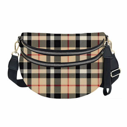 The Roni Nylon Crossbody - Famous Plaid - PREORDER