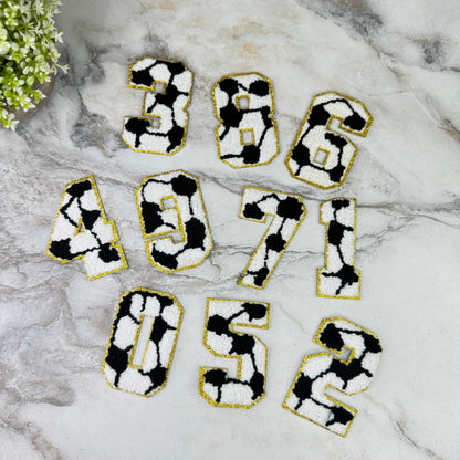 Patch Chenille - Soccer Numbers